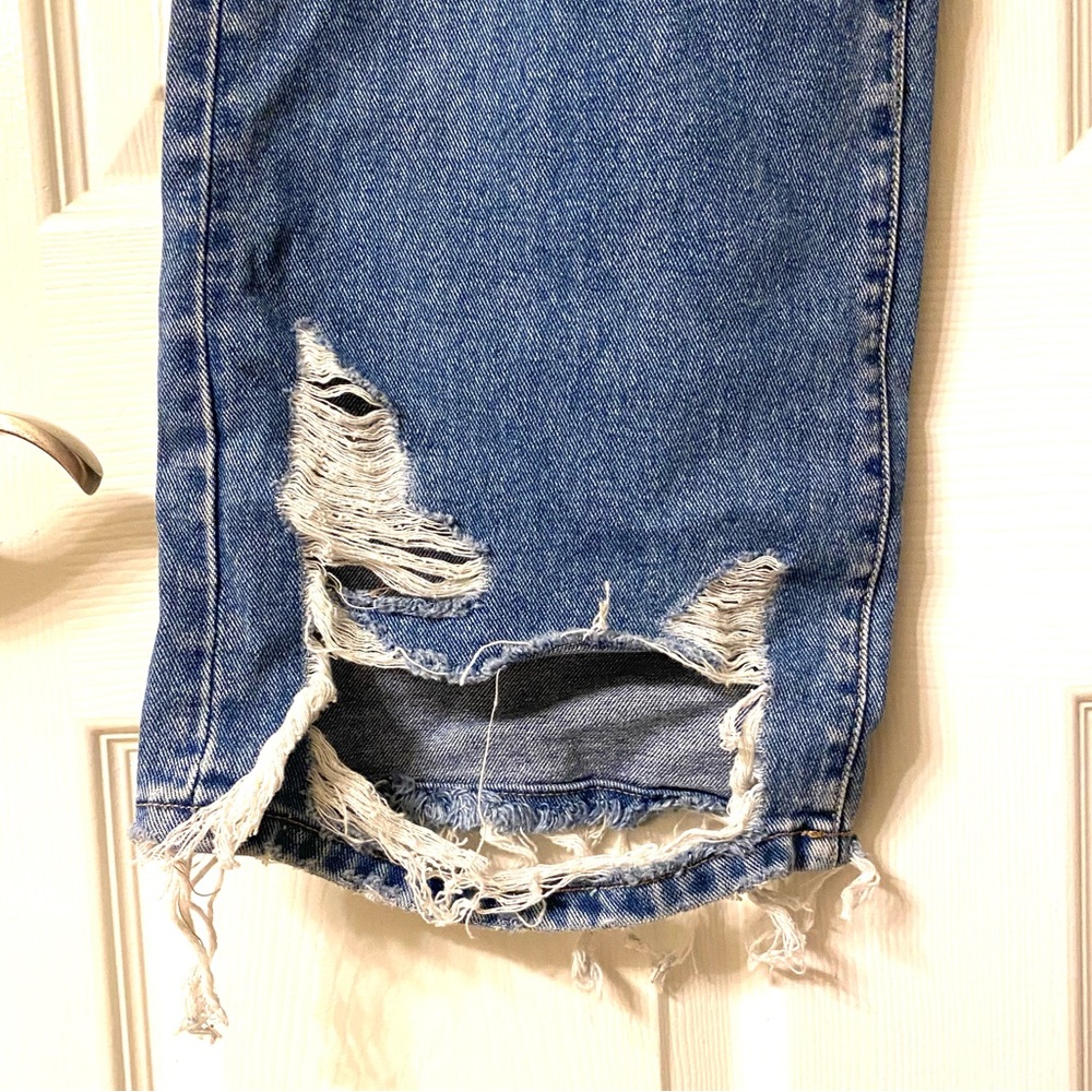 Flying Monkey Black Label Distressed High-Rise Flare Jeans Size 26 New With Tags - Picture 13 of 14